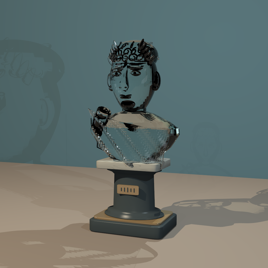 high/roman-bust/glass / CUDA GPU