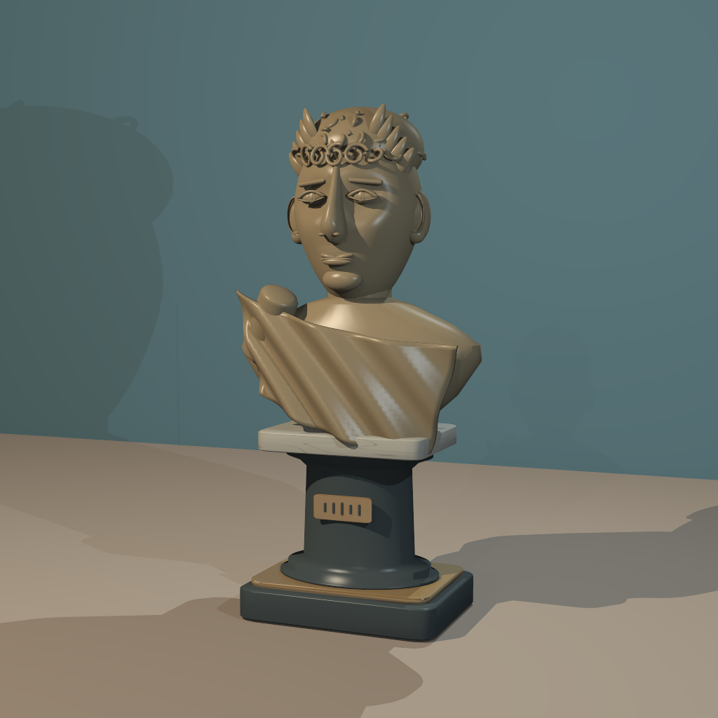 high/roman-bust/phong / CUDA GPU